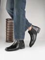 ROASTER Mens Synthetic Leather Chelsea Boots with