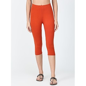robinbosky premium stretchable cotton capri legging for women  suitable for formal wear amp casual wear  high-end elastic makes the leggings squat proof and durable for travel yoga amp workout