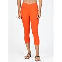 Robinbosky Premium Stretchable Cotton Capri Legging for Women | Suitable for Formal wear &amp; Casual wear | High-End Elastic Makes. The Leggings Squat Proof and Durable for Travel, Yoga, &amp; Workout.