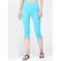 Robinbosky Premium Stretchable Cotton Capri Legging for Women | Suitable for Formal wear &amp; Casual wear | High-End Elastic Makes. The Leggings Squat Proof and Durable for Travel, Yoga, &amp; Workout.