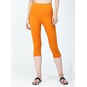 Robinbosky Premium Stretchable Cotton Capri Legging for Women | Suitable for Formal wear &amp; Casual wear | High-End Elastic Makes. The Leggings Squat Proof and Durable for Travel, Yoga, &amp; Workout.