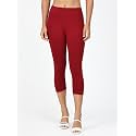 Robinbosky Premium Stretchable Cotton Capri Legging for Women | Suitable for Formal wear &amp; Casual wear | High-End Elastic Makes. The Leggings Squat Proof and Durable for Travel, Yoga, &amp; Workout.