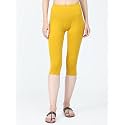 Robinbosky Premium Stretchable Cotton Capri Legging for Women | Suitable for Formal wear &amp; Casual wear | High-End Elastic Makes. The Leggings Squat Proof and Durable for Travel, Yoga, &amp; Workout.
