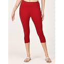 Robinbosky Premium Stretchable Cotton Capri Legging for Women | Suitable for Formal wear &amp; Casual wear | High-End Elastic Makes. The Leggings Squat Proof and Durable for Travel, Yoga, &amp; Workout.