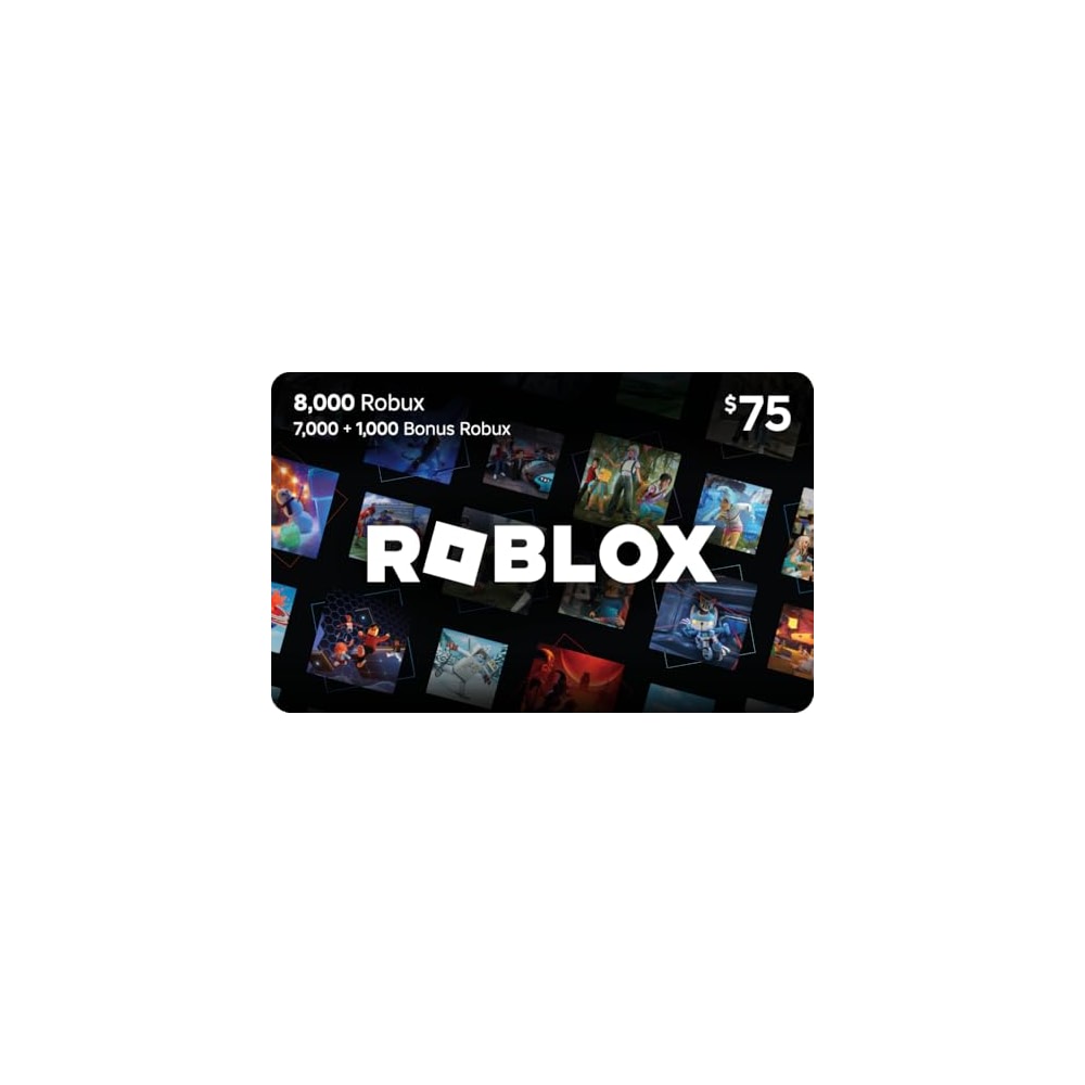 Developer Robux Cards Roblox Digital Gift Card - 8,000 Robux [Includes Exclusive Virtual Item ...