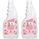 Robot Mop Cleaning Solution Concentrate Compatible with Robot Vacuums, Wet Dry Vacuums for Roborock, Roomba, Tineco, Dreame, Narwal, Shark, Bissell Mops, 33.8 FL.oz, Dilution Ratio 1:200, Rose