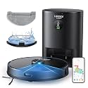 Laresar Clean Robot Vacuum and Mop Combo, 3500Pa Robotic Vacuum with 3.5L Self Emptying Station, 250 mins Runtime, LIDAR Navigation, WiFi/APP/Alexa Control, Ideal for Pet Hair, Carpet and Hard Floor