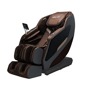 robotouch econopremium ultra luxury massage chair touch control sl track zero gravity zero space wireless charging airbag massage back heating  ideal for elderly comfort brownblack