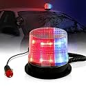 Robustt Emergency Safety Light | High Intensity Red Blue Revolving 12V LED Emergency Rotating Beacon Warning Light with 12V DC Plug