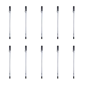 robustt polycarbonate security stick pack of 1 high impact resistance durable light weight scratch proof anti slip bottom security stickwalking cane