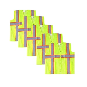 robustt polyster fabric reflective safety jacket safety coat for traffic sports construction site