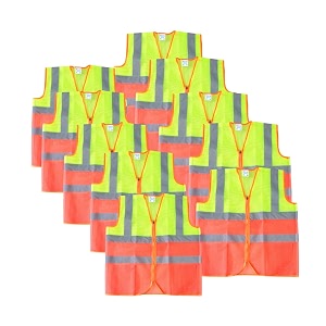 robustt polyster fabric reflective safety jacket safety coat for traffic sports construction site