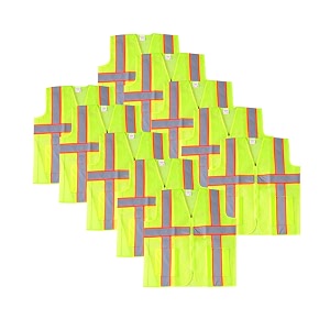 robustt polyster fabric reflective safety jacket safety coat for traffic sports construction site