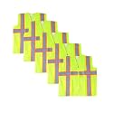 Robustt Polyster Fabric, Reflective Safety Jacket, Safety Coat for Traffic, Sports, Construction Site