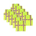 Robustt Polyster Fabric, Reflective Safety Jacket, Safety Coat for Traffic, Sports, Construction Site