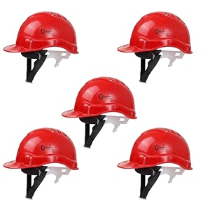 Robustt Safety Helmet - Red Pack of