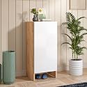 Rocco Engineered Wood Trudo Modular Shoe Cabinet (10 Pair Cabinet), White