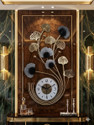 ROCED EMOH EHT Analog 74 cm X 33 cm Wall Clock