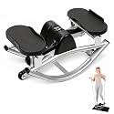 Rock Fitness Stepper with Resistance Bands & Non-Slip Mat