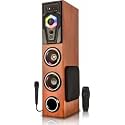 Rock More RM-2109 70 W Bluetooth Tower Speaker (Brown, 2.1 Channel)