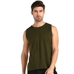 rock paper scissors men vest cotton workout wear gym vest