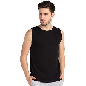 rock paper scissors men vest cotton workout wear gym vest