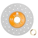 Rock Slab Grinding Disc - 4.5 inch Glass Cutter Disc, Granite Cutting Disc, Diamond Grinder Wheel for Rock Slab, Stone, Tile, Marble, Granite, Glass Diamond Cutting Discs