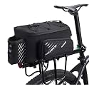 ROCKBROS 2pcs 15L Bike Rear Rack Bag Pannier Trunk Bag with Rain Cover