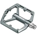 ROCKBROS Aluminum MTB Pedals Wide Platform Flat Pedals with Sealed Bearings