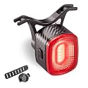 ROCKBROS Smart Bike Tail Light Brake Sensing Bicycle Rear Lights for Night Riding USB Rechargeable IPX6 Waterproof Bright LED Bike Light 260mah for Cycling Safety Road Bicycle Taillight 4 Modes