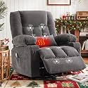 Rocker Recliner Chair with Massage and Heat