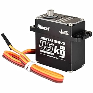 rocket-rc 9imod waterproof servo bls-hv45mg 45kg 180 degree aluminum case digital metal gear hv brushless servo for rc car truck crawler boat robot diy