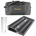 Rockhouse ABS 22''x11'' Large Guitar Pedal Board with Carry Bag