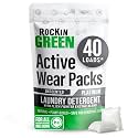 Rockin' Green Active Wear Detergent Pods For Sport Unscented 40 Loads