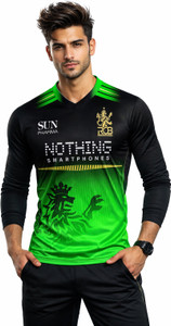 ROCKINRETAILZ Printed Men V Neck Green T-Shirt