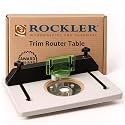 Rockler Trim Router Table with Bit Guard, Adjustable Compact Router Table