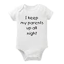 Rocksir Funny Slogan Super Soft Cotton Comfy Baby Short Sleeve Bodysuit
