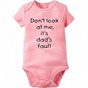 Rocksir Funny Slogan Super Soft Cotton Comfy Baby Short Sleeve Bodysuit