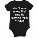 Rocksir Funny Slogan Super Soft Cotton Comfy Baby Short Sleeve Bodysuit