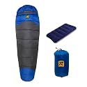 Rocksport Camplite +10°C to +20°C Mummy Shape Sleeping Bag for Camping, Hiking, Indoor & Outdoor, Warm Sleep Bag l Free Adventure Pass