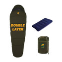 Rocksport Karakoram -2 to +10 (Military Green,1.7 kg) Sleeping Bag