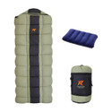Rocksport Karakoram Rectangular -5°C Sleep Bag Camping Hiking For Adults, Free Air Pillow Sleeping Bag