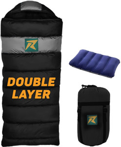 rocksport sleeping bag for camping hiking traveling and outdoorsrectangular shapeadult sleeping bag