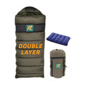 Rocksport Sleeping Bag for Camping Hiking Traveling and Outdoors|Reliance Hollow Fibre Sleeping Bag