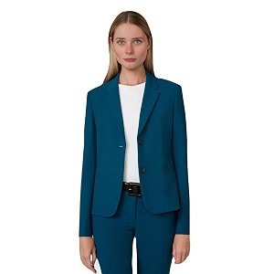 rocksy black smart casual formal blazer for female regular fit stylish blazer for women