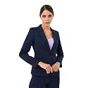 ROCKSY Black Smart Casual Formal Blazer for Female, Regular Fit Stylish Blazer for Women