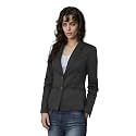 ROCKSY Black Smart Casual Formal Blazer for Female, Regular Fit Stylish Blazer for Women