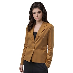 rocksy smart casual formal blazer for women regular fit stylish blazer for women