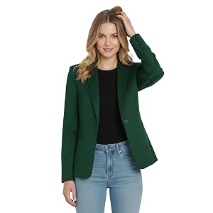 rocksy smart casual formal blazer for women regular fit stylish blazer for women