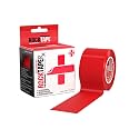 RockTape Extra Sticky Kinesiology Tape - Athletic Tape for Muscle Pain Relief, Injury Recovery - Microscopic Skin Lifting &amp; Decompression - Sweat &amp; Water Resistant